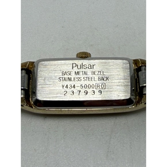 Pulsar Y434-5000 Vintage New Battery Ladies Watch 12MM 6.5\